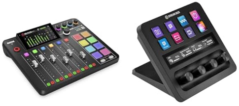 RØDECaster Pro II Alles-in-1 Produktionslösung für Podcasting, Streaming & Elgato Stream Deck +, Audiomixer, Live-Produktion und Studio-Controller