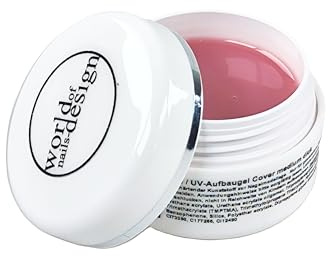 World of Nails-Design BasicLine UV-Gel Aufbaugel cover medium milchig, Babyboomer Look 100ml