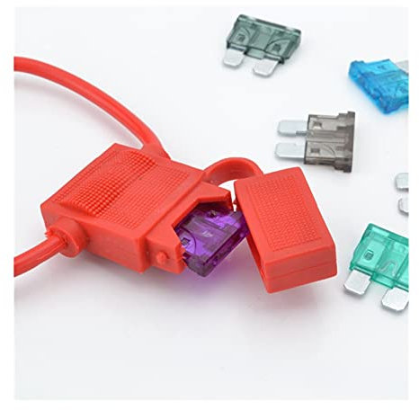 Auto-Sicherung mit mittlerer Klinge + wasserdichter Auto-Sicherungshalter(Color:35a)