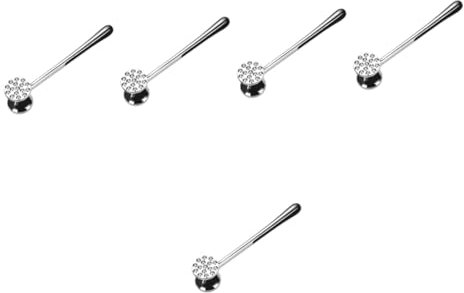 Cabilock 5piezas De Doble Cara De Inoxidable para Ablandar y Aplanar Filetes Herramienta De Cocina para Golpear y Triturar Nueces De Limpiar y Almacenar