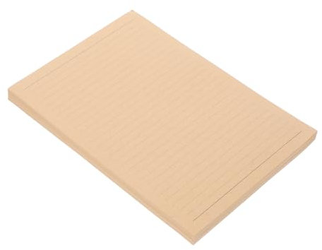NAMOARLY 100stücke Vintage Kraft Liniertes Briefpapier Nostalgisches Schreibpapier Aus Hochwertigem Kraftpapier Für Einladungen Briefe Gedichte Und Kreative Projekte