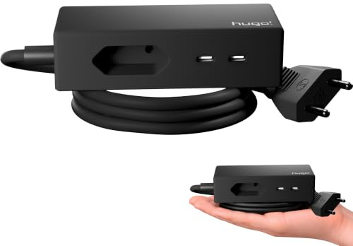 Brennenstuhl Hugo! TRAVEL Ladegerät mit USB C 20W PD und Euro Steckdose