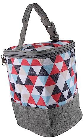 SUPVOX Portable Oxford Fabric Flask Bag with Insulated Design and Good Seal Milk Bottle Carrying Bag for Outdoor Travel with Handle for New Parents