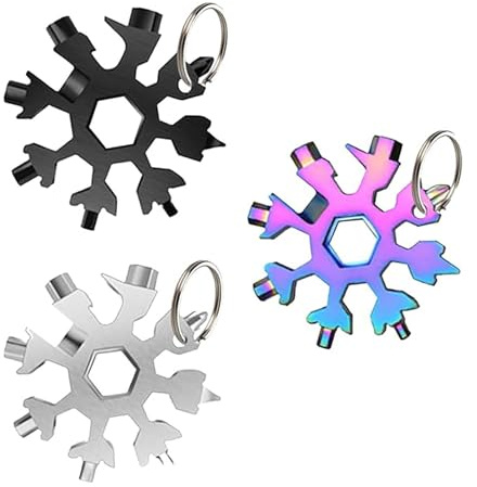 ​​3 Pcs Multitool Schlüsselanhänger Multitool Werkzeug,Klein Multifunktionaler Schlüsselanhänger Werkzeug,schlüsselanhänger Multi-Tool,Mini multitool Keychain,Handwerker Geschenke,Messer & Werkzeuge