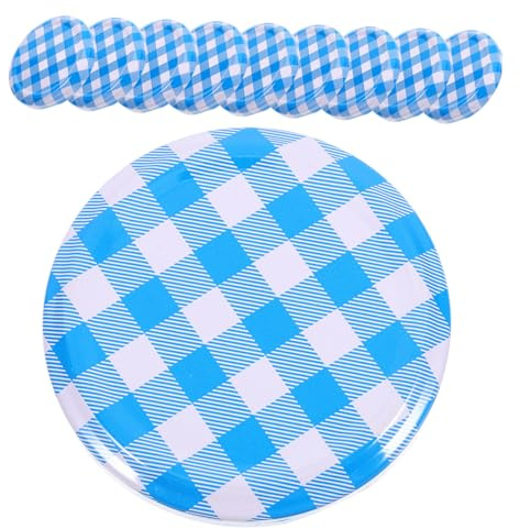 LABRIMP Couvercles De Pots De Confiture 63Mm Hermétiques En Métal Pour Bocaux Mason Et Bocaux En Verre Lot De 50 Couvercles Réutilisables Pour Conservation De Confitures Et Aliments
