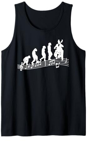 Musicien violoncelliste Evolution Joueur de Violoncelle Débardeur