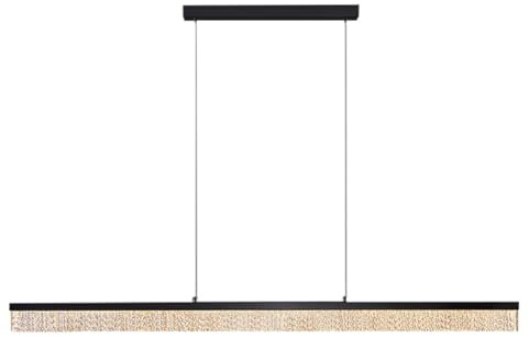 MTNROO Lámpara Colgante Lineal Minimalista Lámpara Techo Colgante Contemporánea Regulable De 3 Niveles Araña Comercial Envejecida Luminaria LED Suspendida De Diseño Industrial Para Sala De