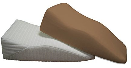 Dukal | Bezug für Witschi Venenkissen | Größe A | 2 Stück | aus hochwertigem DOPPEL-Jersey | 100% Baumwolle | Farbe: camel