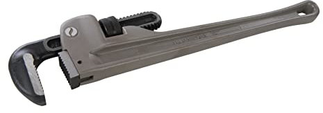 Dickie Dyer 909397 Aluminium Pipe Wrench 460 mm / 18 , Black