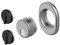 Defender magnetico DISEC MRM29-25D1 per serrature cilindro europeo [Inox Satinato]