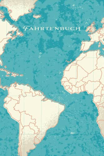 Fahrtenbuch Karte Cover: Einfacher Kilometer-Nachweis für Fahrzeuge jeglicher Art - Mit Tracker für Tank- und Werkstattbelege - Fahrtenbuch für ... und Busse - Platz für mehr als 1000 Fahrten