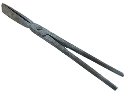 Tenaza de forja Tenaza de forja planas para Blacksmith Forge Tenaza de forja 350mm de longitud 645g Tenaza de forja para Engineer Blacksmith Forge