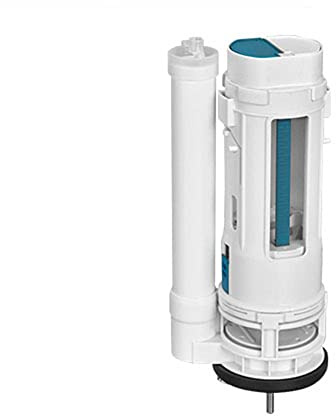 25 CM Toilet Cistern Dual Flush Valve, One Piece Button Drain Valve Replacement Kit Suitable for Tank Height 26-29 CM for Bathroom Home Office
