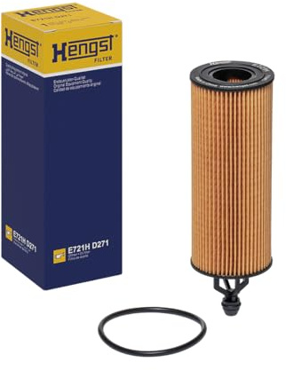 HENGST - Ölfilter E721H D271 - Öl-Filtereinsatz für KFZ | Hochwertiger Motorölfilter für KFZ mit Otto- oder Dieselmotor - Robuster Ölfilter mit hoher Schmutzaufnahmefähigkeit