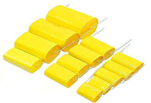 2PCS 250V Hochtöner Lautsprecher Frequenzteiler Crossover Non-Polarity Kondensator,4.7UF