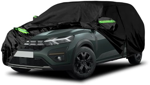 Autoabdeckung Wasserdicht Passend für Dacia Jogger 2021-2026, Atmungsaktiv Vollgarage Autoplane für Regen Sonne Staub Schutz Auto Abdeckplane Abdeckung