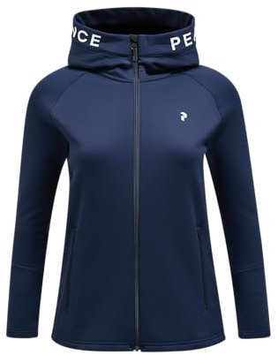 Peak Performance Damen Rider Hoodie Jacke, Blue Shadow, S