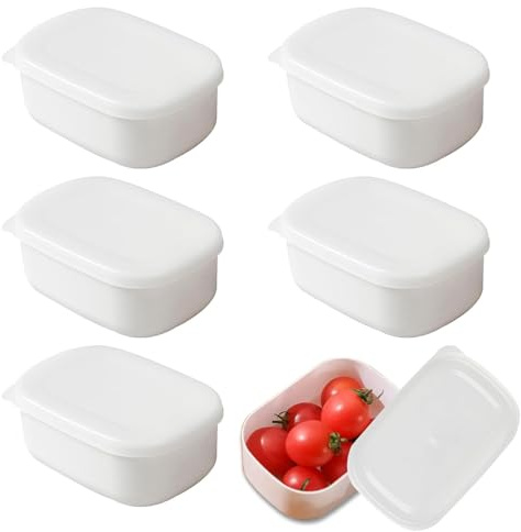 SMYJDMM Meal Prep containers with lids, 6 Pcs Food Storage Containers, Rectangle Portion Box Container Sets Food Storage Box Airtight Food Containers Leak Proof Microwave Freezer Dishwasher Reusable