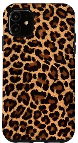 Niedliches, cooles Design mit Leopardenmuster, Vintage-Mädchen Hülle für iPhone 11