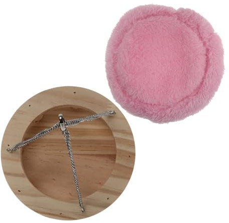 BUGUUYO Hamsterhängematte Hamsterschaukelnest Runde Hängematte Warmes Bett Für Syrischen Hamster Dekoration Für Haustierkäfig