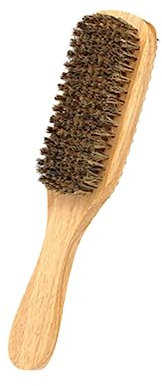 Healeved Bartbürste Für Herren Doppelseitiger Bartstyling Maker Tragbare Borstenbürste Größe l Holzgriff Für Grobe Haarschnitte Für Reisen