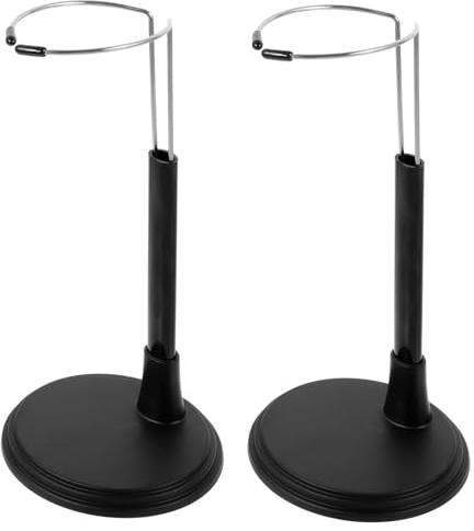 JOINPAYA Puppenständer 2 Stück Verstellbare Puppenhalterung Mit Stabiler Rundbasis Actionfigurenständer Für 18-Zoll-Puppen Tischdisplay Und Ordnung Im Kinderzimmer