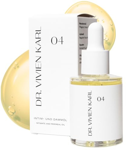 DR. VIVIEN KARL Intim- und Dammöl 04 | Massageöl Intimbereich geeignet | Intim Öl | Dammmassageöl Schwangerschaft | Intimpflege Damen | Körperöl für Schwangere | Jojobaöl | Vegan & Made in Germany