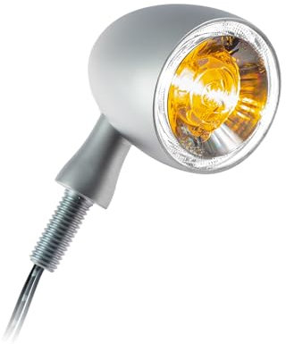 Kellermann Bullet 1000 PL white LED Blinker mit Positionslicht chrome vorne beidseitig