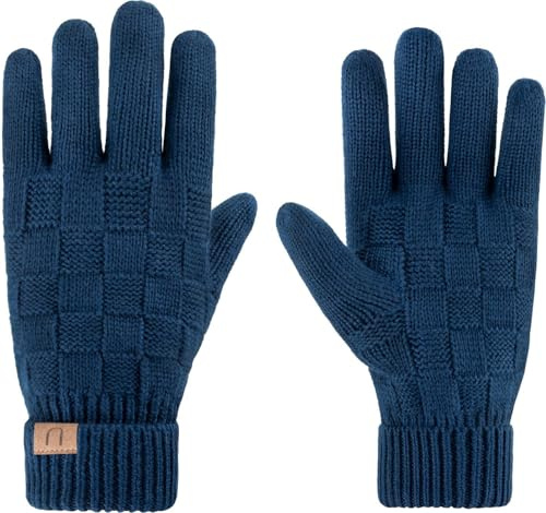 normani Merino Winterhandschuhe Thermohandschuhe Warme Strickhandschuhe mit Fleecefutter für Herren und Damen One Size