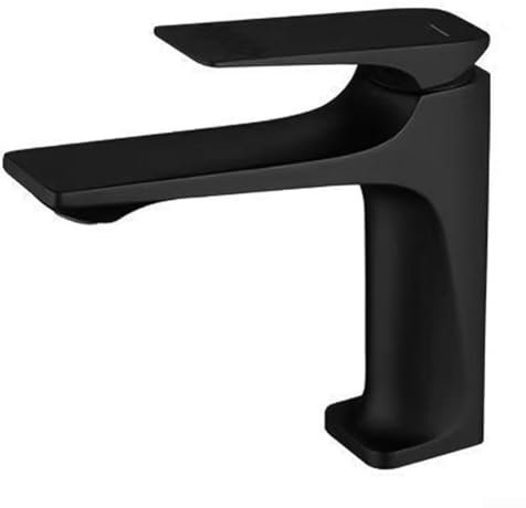 Miscelatore per lavabo Alto da Bagno, Rubinetto Quadrato Alto per lavabo da appoggio, Rubinetto per lavabo in Arte Moderna, lavabo per lavabo per Bagno