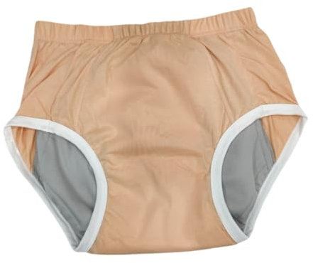 Generic Windelüberhose für Erwachsene, Inkontinenzunterwäsche für Erwachsene, auslaufsichere Inkontinenzhose für Damen und Herren, Orange M