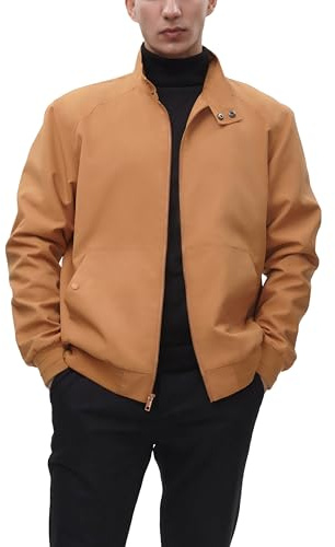 Rokka&Rolla Men's Casual Transitional Bomber Jacket