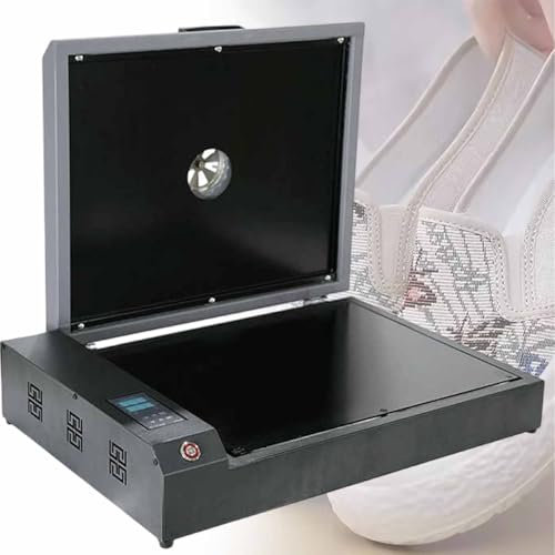Forno Polimerizzazione DTF Professionale 930 W Con Doppie Piastre Riscaldanti,Area Lavoro 40x32 Cm,per Pellicole DTF A3/A4,Timer Digitale E Controllo Temperatura per Trasferimenti PET