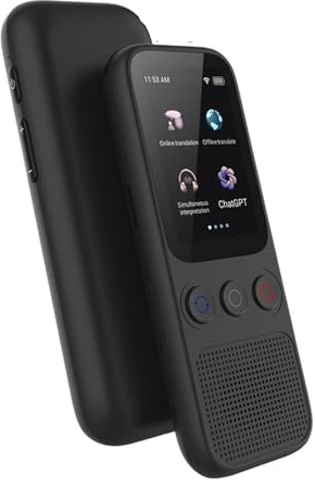 Språköversättare, Portable Translator 138 Språk Smart Translator Offline I realtid Smart AI Voice omedelbar språköversättare
