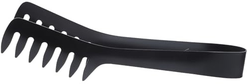 DIYEAH Pinzas para Espaguetis Acero Inoxidable Forma Peine Resistente para Servir Pasta Fideos y Ensaladas Hogar Restaurante Buffet Picnic