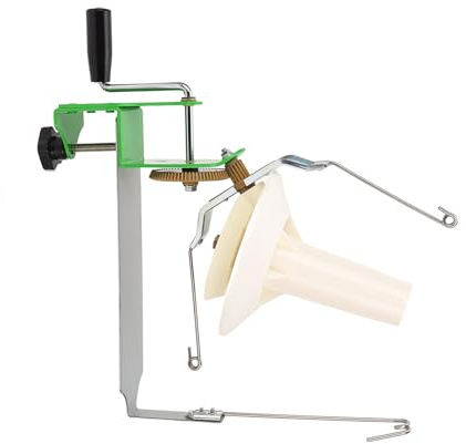 RASTKY Avvolgitore di Filato di Grande capacità Azionato da un Avvolgitore di Lana in Plastica Inossidabile per Maglieria e Uncinetto, di Filato con Design 2 in 1, Efficiente Strumento di