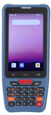 Dpofirs Hochauflösender PDA-Handscanner mit Zwei Kameras, Sturzsicherer Datensammler für Logistics Express, 4-Zoll-Touchscreen-Terminal
