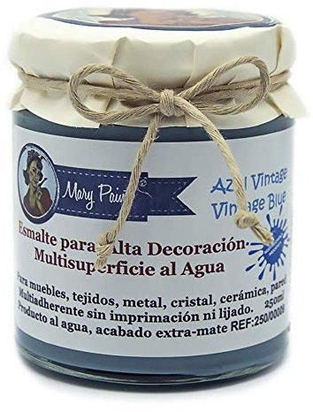 Mary Paint 250/00009 pittura all' acqua, Blu, 250 ML