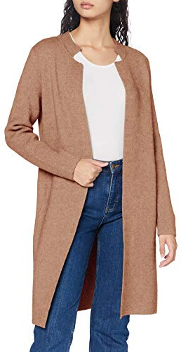 Morgan 162-mblock.m Cardigan Sweater Femme,Camel,M