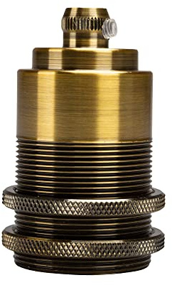 Portalámparas E27 Vintage Edison Casquillo Latón EC1616