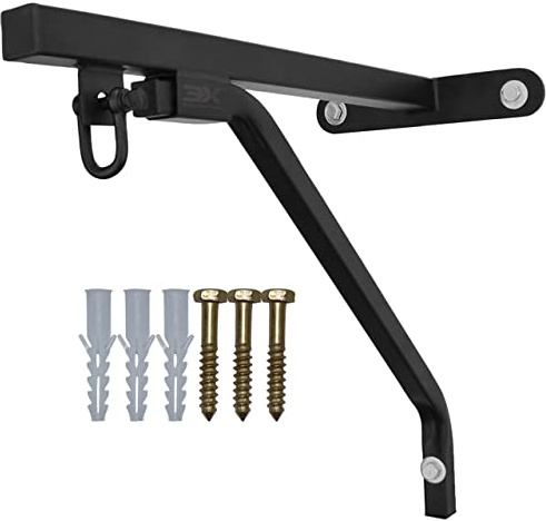 3X Professional Choice Heavy Duty Punch Bag Wall Bracket with D-Shackle Swivel & Fixings MMA Hanger Stand Wall Mount For Indoor Home Gym