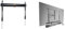 Vogel's Comfort TVM 3605 Flache TV-Wandhalterung für 40-100 Zoll Fernseher & Sound 3550 Universelle Soundbar Halterung