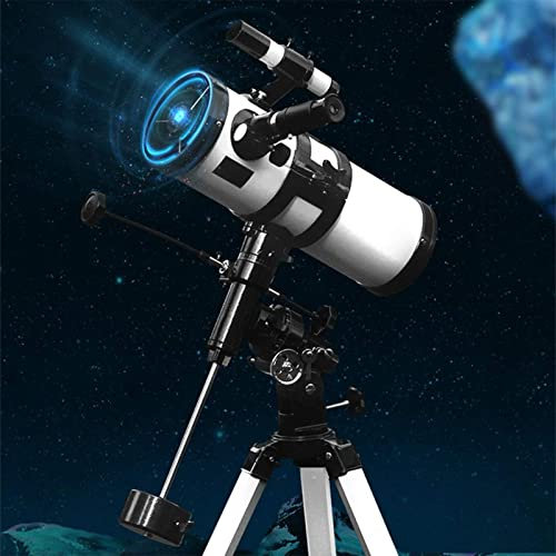 Astronomie-Teleskop, 114-mm-Öffnung, Teleskope für Erwachsene, Astronomie, Spiegelteleskop mit Stativ und Handyhalter Good
