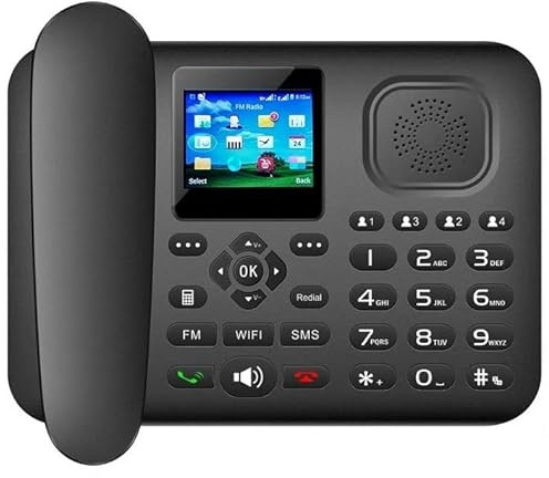 Capetune NEO-PACTO GSM 3G / 4G LTE WiFi Hot-Spot Bluetooth FM Android Fixed Wireless Desk Phone, FWP, Dual SIM