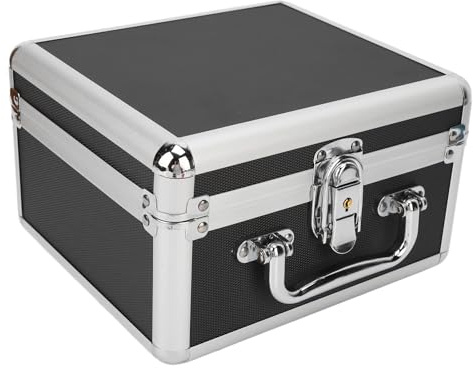 Cocoarm Caja de Almacenamiento para Discos Duros de 2,5 Pulgadas, 20 Compartimentos, con Cerradura de Seguridad y Almohadilla de Búfer
