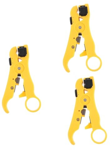 jojofuny 3stücke Multifunktionale Abisolierzange Mit Ergonomischem Design Drahtschneider Und Crimpwerkzeug Für Elektriker Langlebig Und Arbeitssparend Geeignet Für Kabelverarbeitung Und
