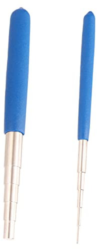 VILLCASE 2stücke Teiliges Drahtwickelwerkzeug Set Blau Mit Messstäben Für Schmuckherstellung Diy Handwerk Präzises Größenmaß Für Ringwickeln Und Schmuckanpassung