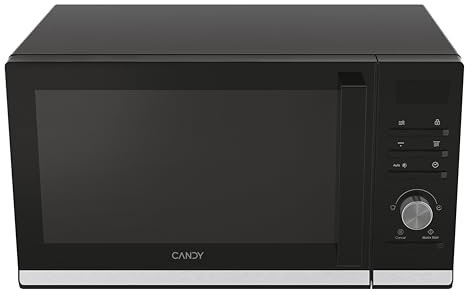 FORNO MICROONDE CANDY WAWE 500 CMGA25TNDB 25 L GRILL 900 W 6 LIVELLI DI POTENZA LIBERA INSTALLAZIONE NERO (Ricondizionato)