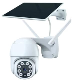 VEKELETE Tuya Wifi Solar IP PTZ Camera Outdoor 5MP Waterproof Battery Powered CCTV Surveillance Security Camera Two Way Audio(Wifi Cam NO SD Card)