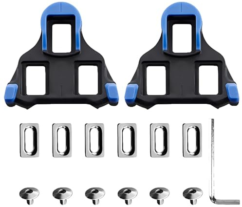 MOAZIFI SPD Cleats Kompatibel für Shimano SPD SL Pedalen - 2 Paar Mountainbike Schuhplatten